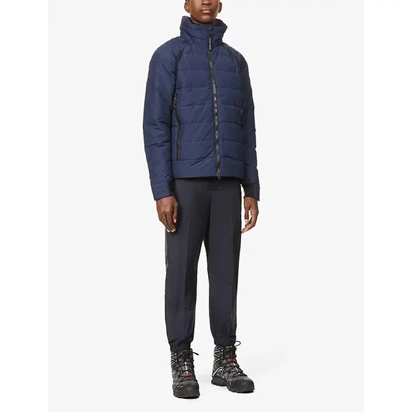 Canada Goose Men's Hybridge Base Down Jacket Matte Finish (Men - Atlantic Navy, XS)