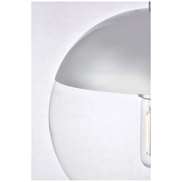 Elegant LD6089C Eclipse 7 Lights Chrome Pendant with Clear Glass
