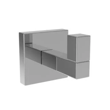 Newport Brass Cube 2 2020-1650/VB Single Robe Hook - Venetian Bronze