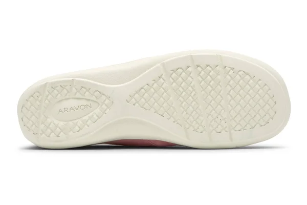 Aravon Women's Lia SlipOn Sneaker, Size: 9, Pink Leather