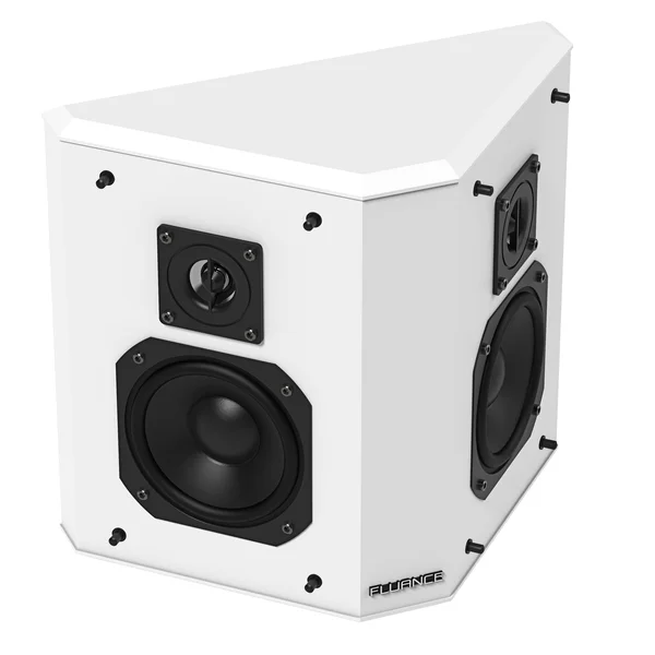 Fluance SXBP2WH Home Theater Bipolar Surround Sound Speakers (White)