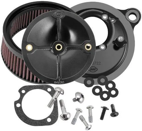 Su0026S Cycle Stealth Air Cleaner Kit for Stock Fuel System 170-0061