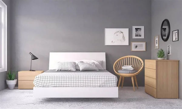 Nextera Queen Platform Bed with Storage Headboard - White