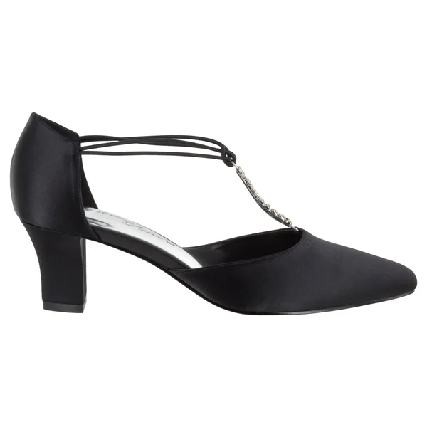 Easy Street Women's Moonlight Pump - Size: 12, Black Satin