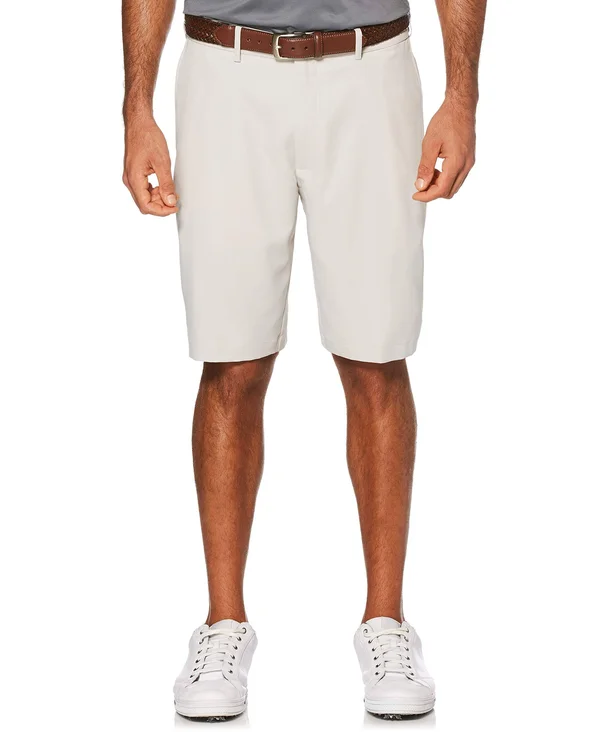 PGA Tour Men's Expandable Flat Front Short - Silver Cloud, 44