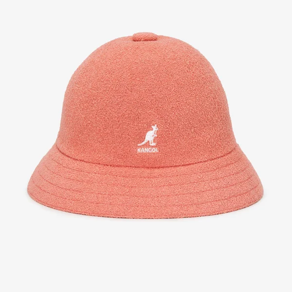 Kangol Bermuda Casual Bucket Hat - Size: L, Peach Pink