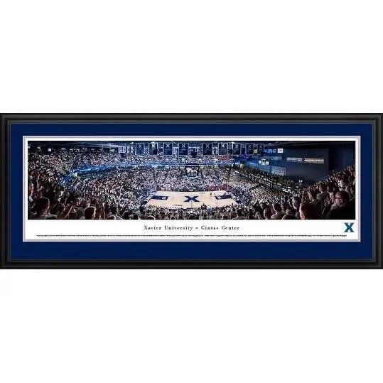Xavier Musketeers 40.25x22 x 13.75x22 Basketball Standard Framed Panoramic
