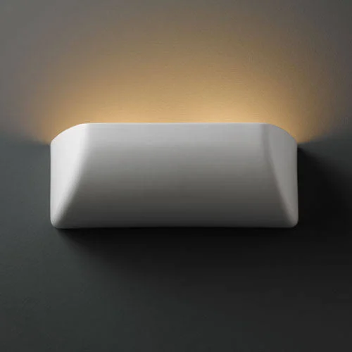 Justice Design CER-2950-TRAM Ambiance - Large Scoop Wall Sconce Mocha