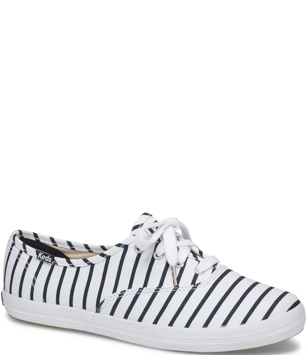 Keds Champion Breton Stripe Women's Shoes White/Navy : 11 B