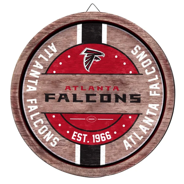 FOCO NFL Team Logo Wooden Barrel Sign