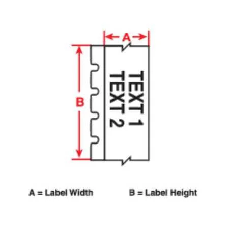 Brady - B30C-2250-483RD-KT, Polyester LABEL, Red