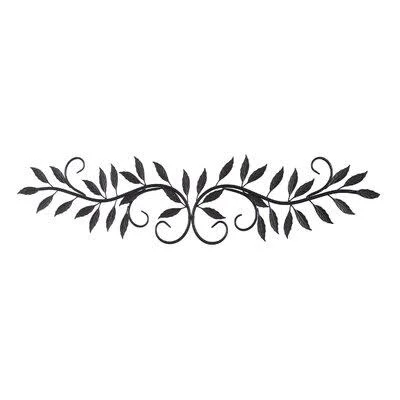 Oak Leaf Wall D閏or Ophelia & Co. Finish: Black