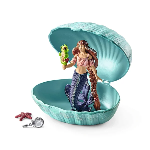 Schleich - Mermaid with Baby Seahorse in Shell