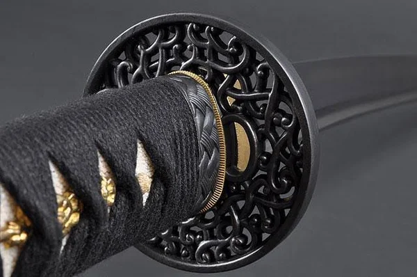 Handmade Sword - Japanese Wakizashi Sword, Practical, Hand Forged, 1045/1060/1080 Carbon Steel, Heat Tempered, Full Tang, Sharp