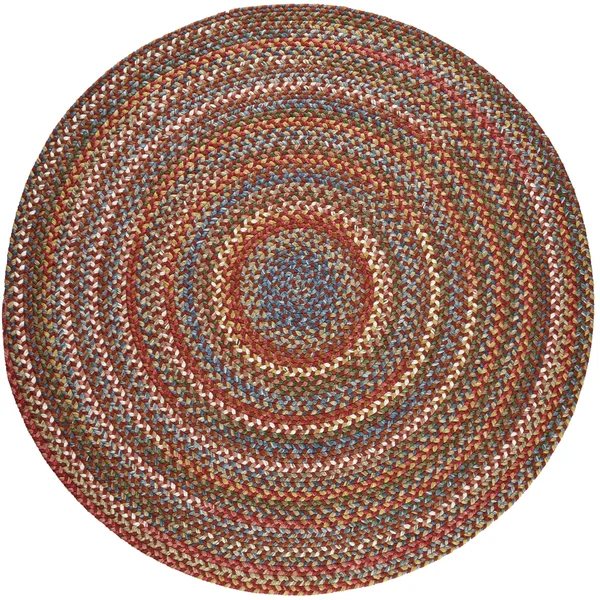 Rhody Rug Country Jewel Tawny Port 8& Round Rug