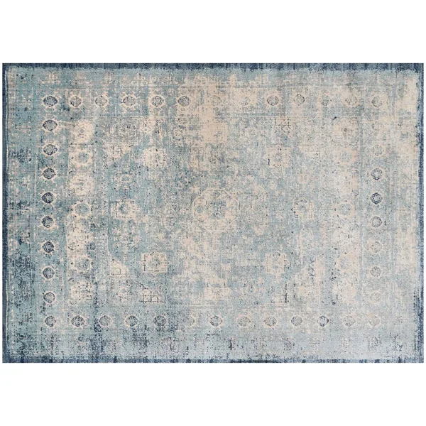Loloi Anastasia AF-14 2&7x22 x 10& Light Blue, Ivory Rug