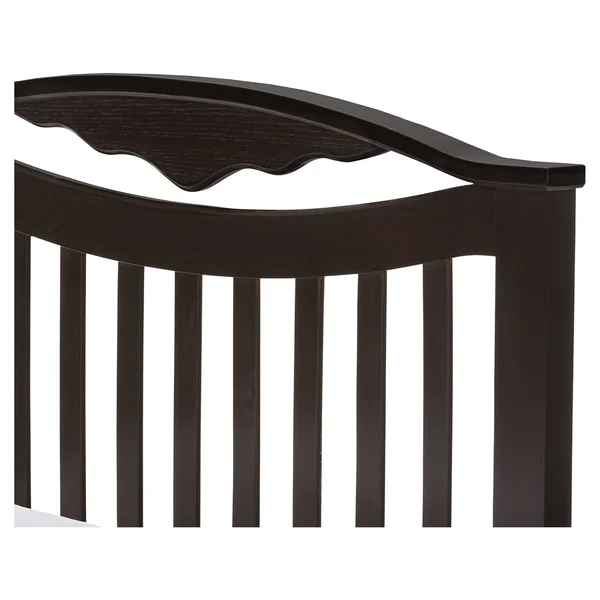 Baxton Studio Seconique Platform Bed - Dark Brown, Twin