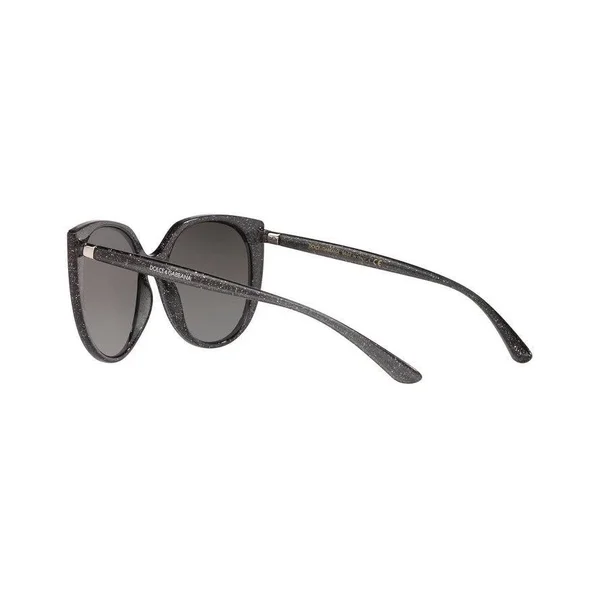Dolce & Gabbana DG6119 Sunglasses, 54-17-140, 324188 Transparent Grey Glitter Silve