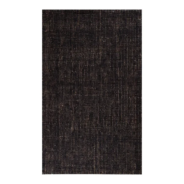 8'x10' Marlowe Jute Area Rug Charcoal Gray/Natural - Anji Mountain