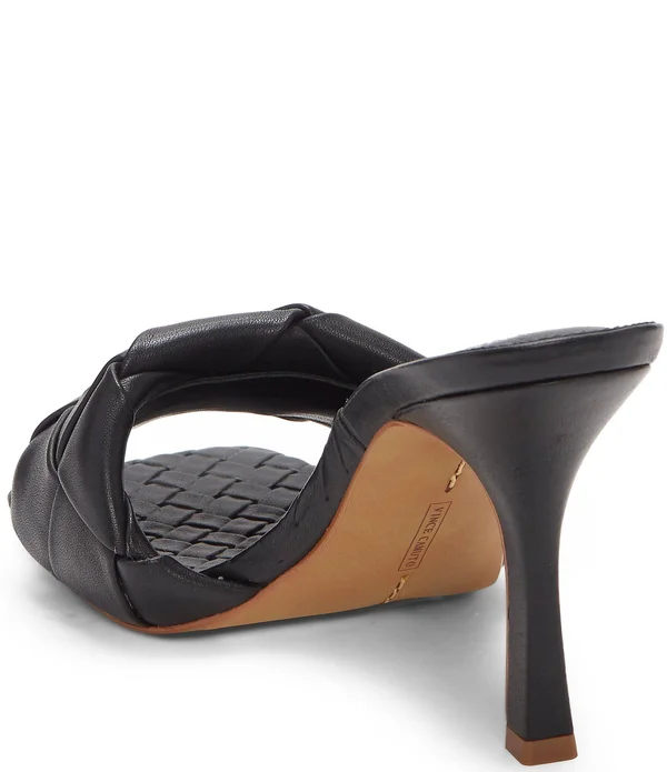 Vince Camuto Brelanie Woven Leather Dress Mules - 9M