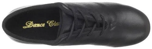 Dance Class Women's CS201 Split Sole Jazz/Clogging Oxford, Black, 7 M US