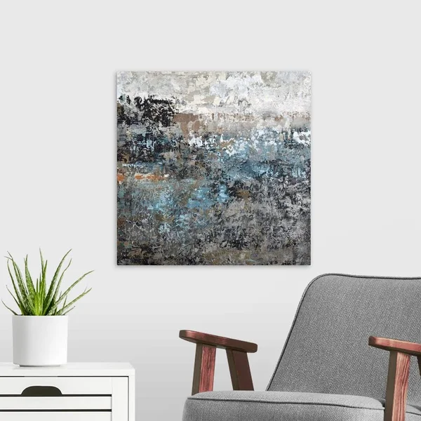 Shades of Blue I - Canvas Wall Art, 20x20, Great Big Canvas