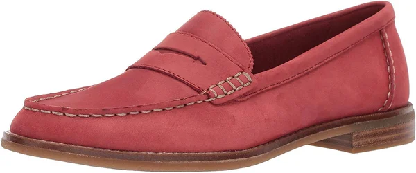 Women's Sperry Seaport Penny Loafer Red, Size 8.5M