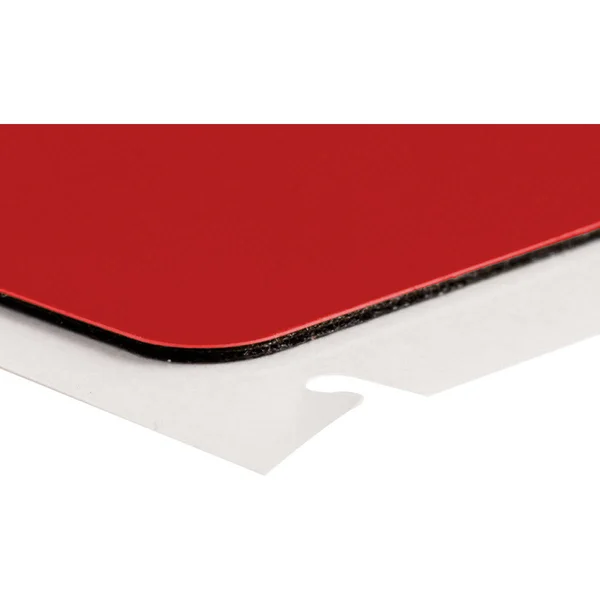 Brady, B30EP-169-593-RD, Red Raised Panel Polyester Label