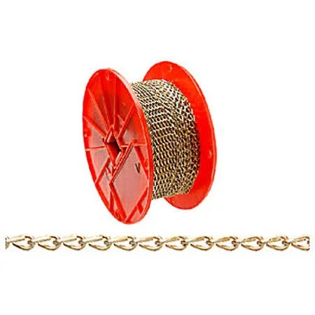Campbell Chain 0721667 Double Jack Chain #16 by 200 Foot Zinc Plated Steel