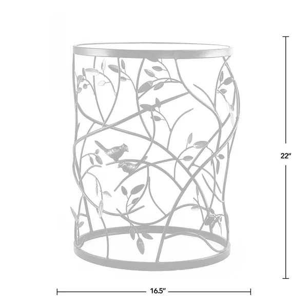 Innerspace Luxury Products Large Barrel Table with Leaves