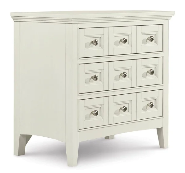 Magnussen Kentwood 3 Drawer Nightstand, White