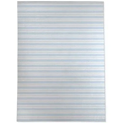 Estes Stripe Light Blue/Ivory Area Rug Highland Dunes Rug Size: Rectangle 4' x 6'