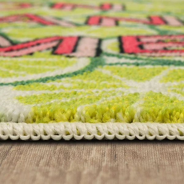 Mohawk Home on Island Time Lime Green Mat - 30.0x22 x 50.0x22