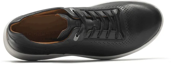 Rockport Let&s Walk Plain Toe, Men's, Black Leather, Size: 9.5
