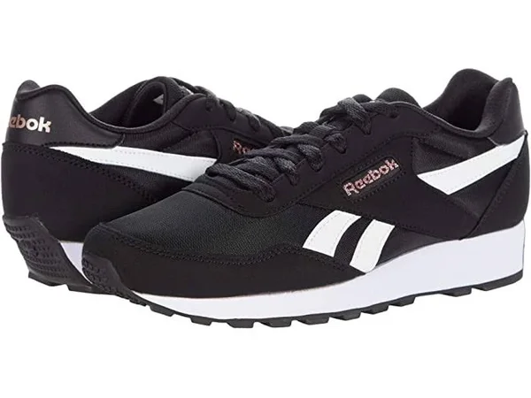 Reebok Rewind Run - Women's in Black/White/Blush Size 5.5