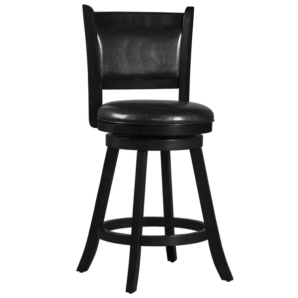 Hillsdale Dennery 24x22 Swivel Counter Stool - Black