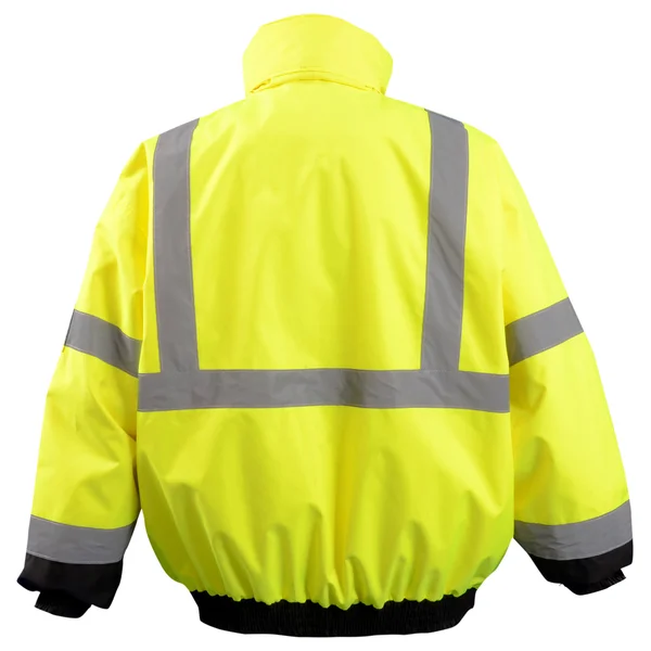 Occunomix Men's Yellow Quilted Lined Black Bottom Bomber Jacket