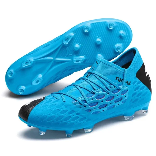 Puma Future 5.3 Netfit FG/AG Men's Soccer Cleats, Blue, 11
