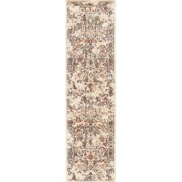 Kas Bob Mackie Home Vintage 1308 Grey Marrakesh Area Rug - 3&3x22 x 4&11x22