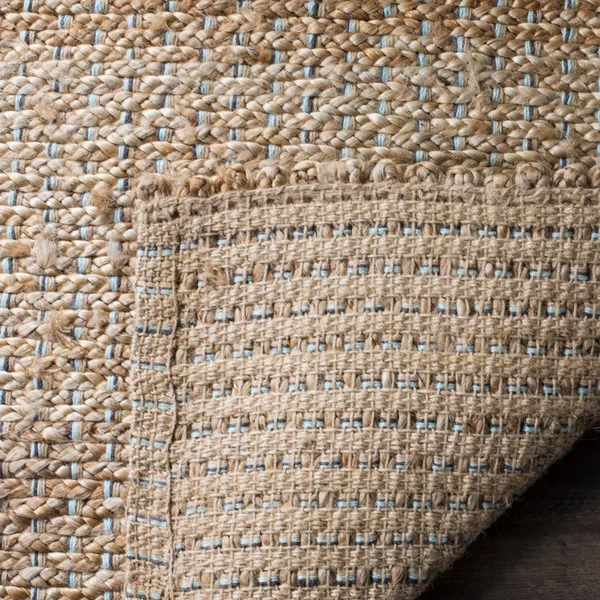 Safavieh Natural Fiber Light Blue & Natural 2&-6x22 x 12& Rug