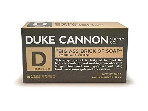 Duke Cannon Mens Grooming Bundle: Superior Grade Shaving Cream, Smells Like Victory Soap Bar, Hard-Working 2-in-1 Hair Wash