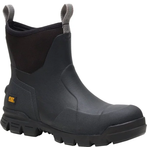 Caterpillar Stormers 6x22 Steel Toe Work Boot Black, Size 6M