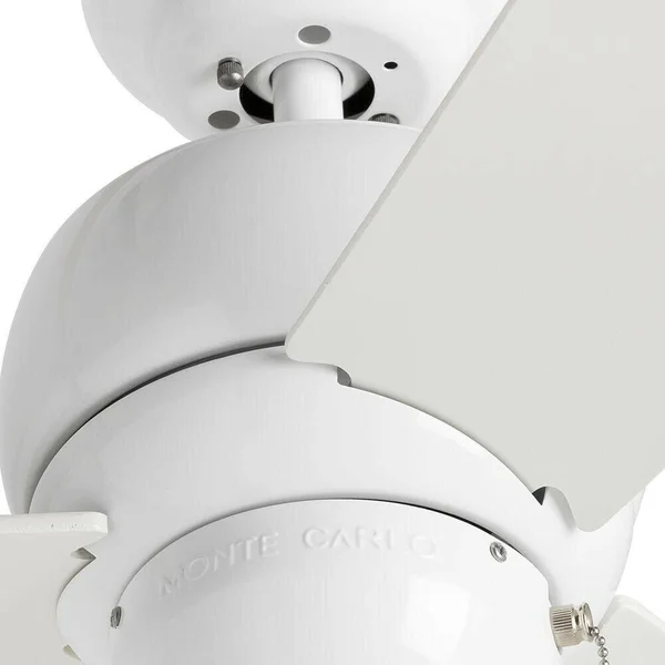 Monte Carlo Micro 24x22 Ceiling Fan - White - White Blades