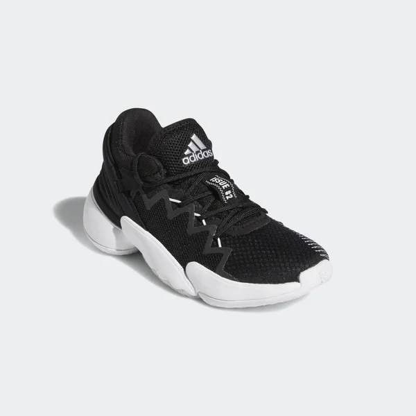 Adidas D.O.N. Issue #2 Shoes Core Black 7 Kids - Basketball Shoes