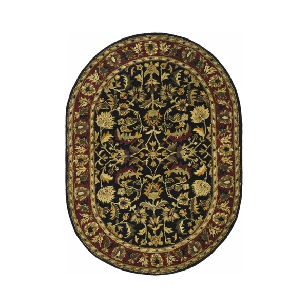 Safavieh Heritage HG953A 2&3x22 x 20&0x22 Runner Black, Red Area Rug