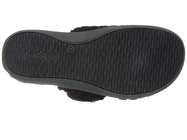 Vionic Adilyn Women's Orthotic Support Slippers Black - 10