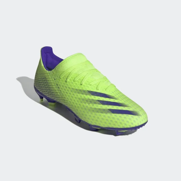 Adidas Men's x Ghosted.3 Firm Ground Soccer Cleats, Green