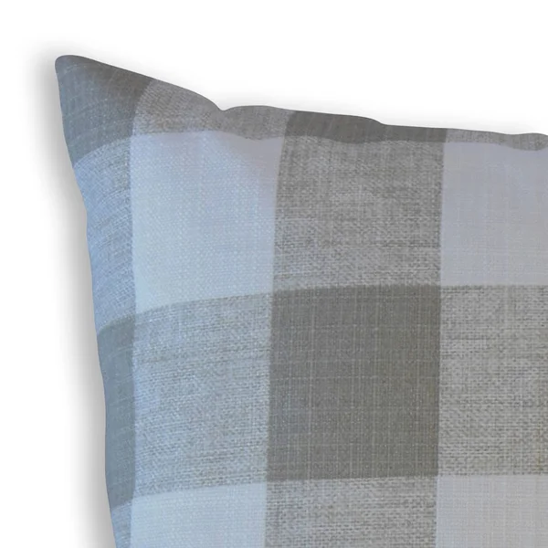 The Pillow Collection Jaspen Plaid Decorative Throw Pillow - 12 x 18 - Navy