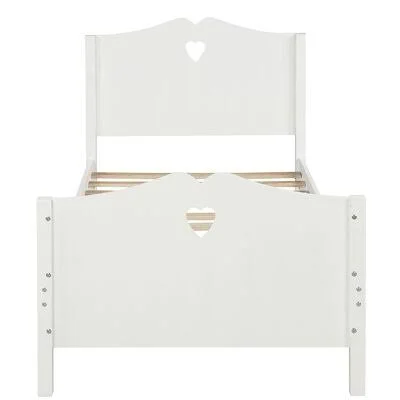 Clarkesville Twin Platform Bed Ophelia & Co. Color: White