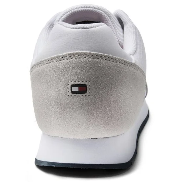 Tommy Hilfiger Corporate Material Mix White Running Style Sneakers